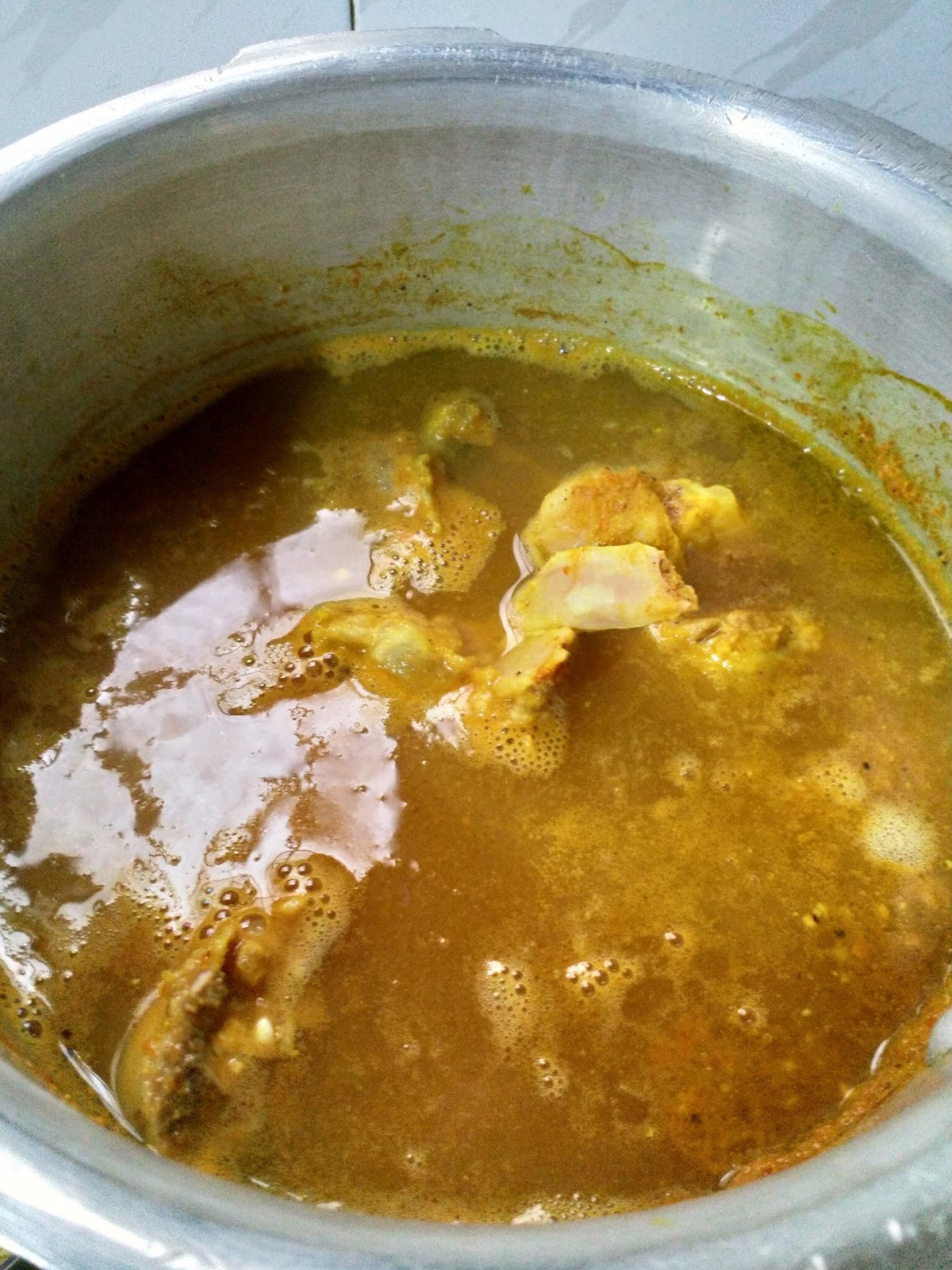 Lamb bones soup/ aatu kal soup