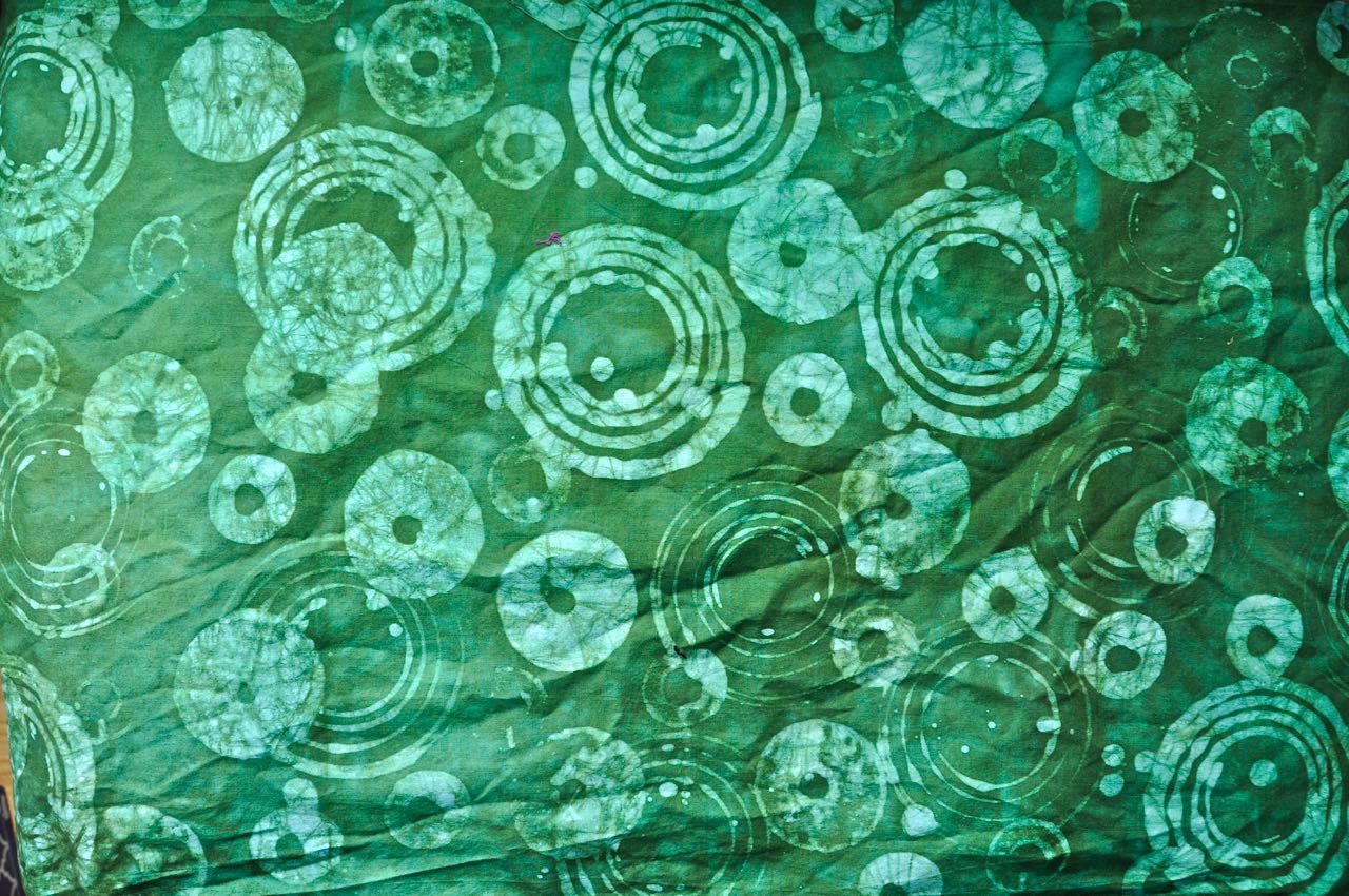 LuAnn Kessi Soy Wax OverDye......Fabric Reveal