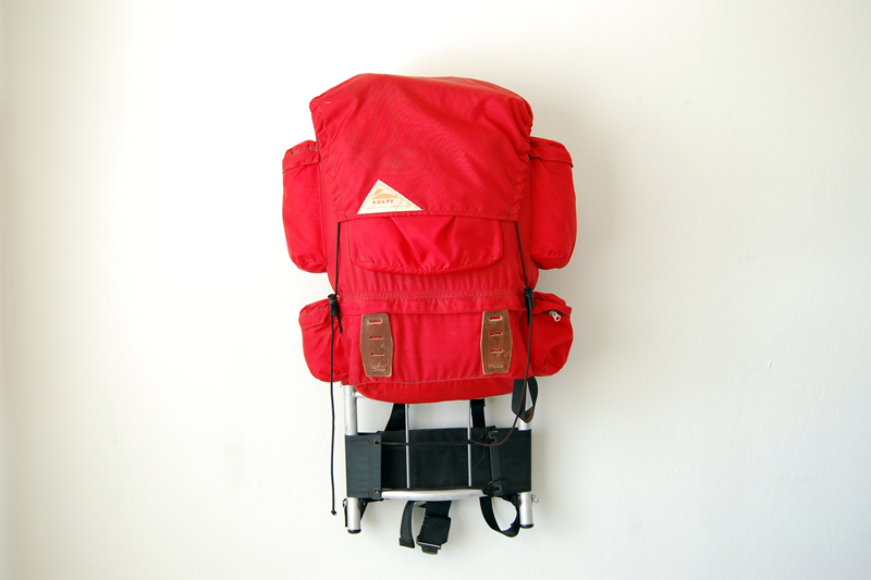 Adrift in the Sea: 1982 Vintage Red Kelty External Aluminum Frame Backpacking Camping Backpack
