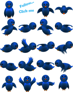 Cara Membuat Burung Twitter Terbang di Blog