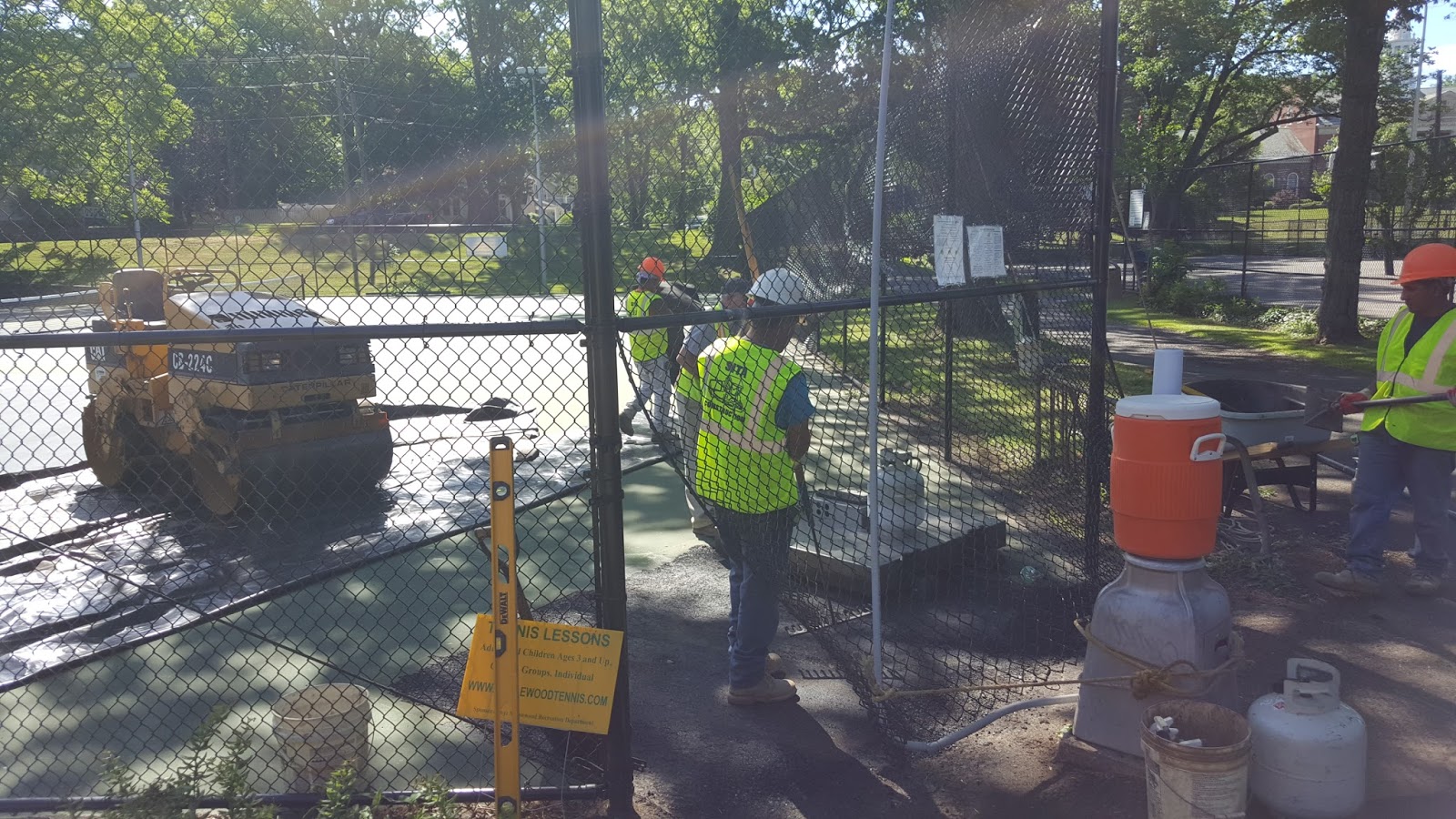 RENOVATED MEMORIAL PARK TENNIS COURT COMPLAINTS SPARK