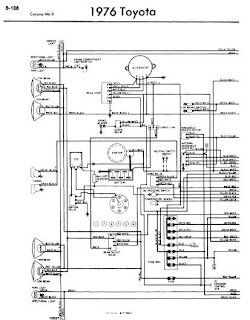 repair-manuals: Toyota Corona Mark II 1976 Wiring Diagrams