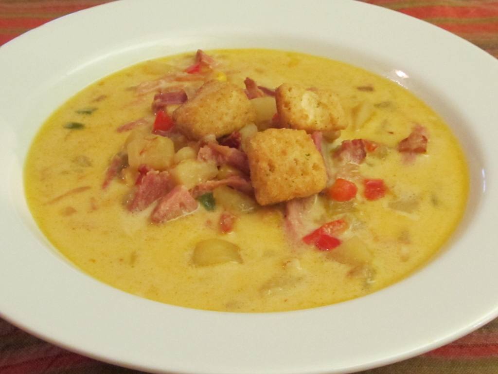 Wind on the Plains Smoked Ham and Corn Chowder