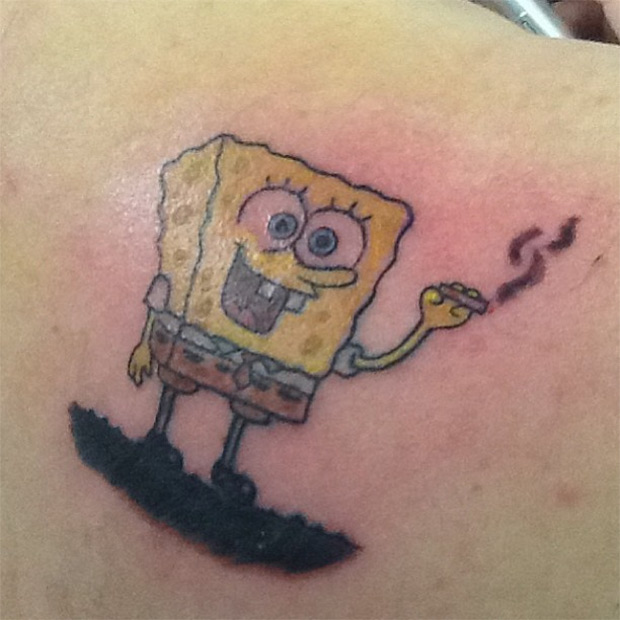 tatuagens do desenho Bob Esponja tatuagens do desenho Bob Esponja