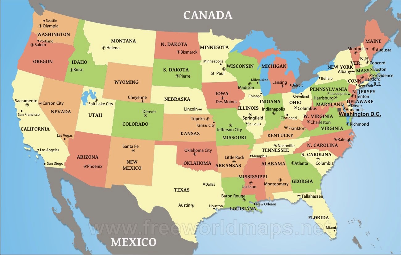 UNITED STATES MAP