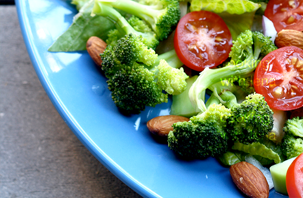broccoli and almond salad