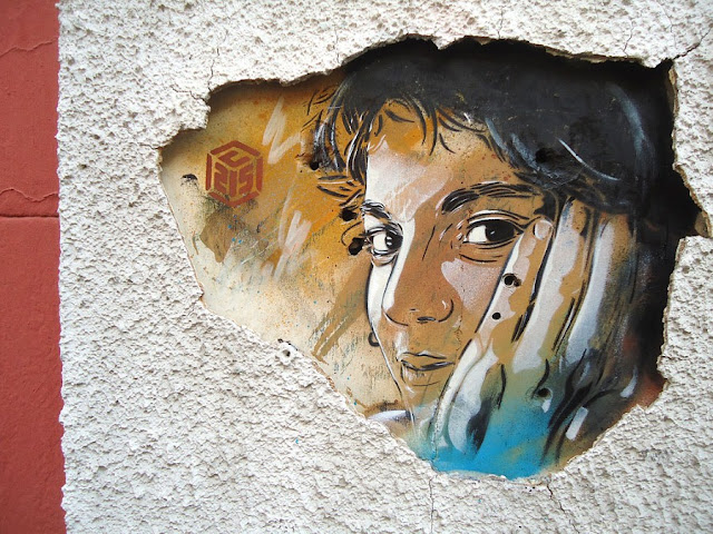 Уличное искусство Кристиана Гуеми (Christian Guémy aka C215) 20 Уличное искусство Кристиана Гуеми (Christian Guémy aka C215) 19
