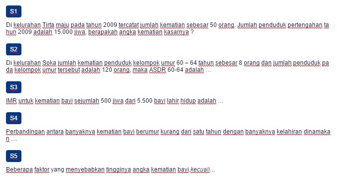 Rumus Angka Kematian Kasar Dan Contoh Soal Contoh Soal