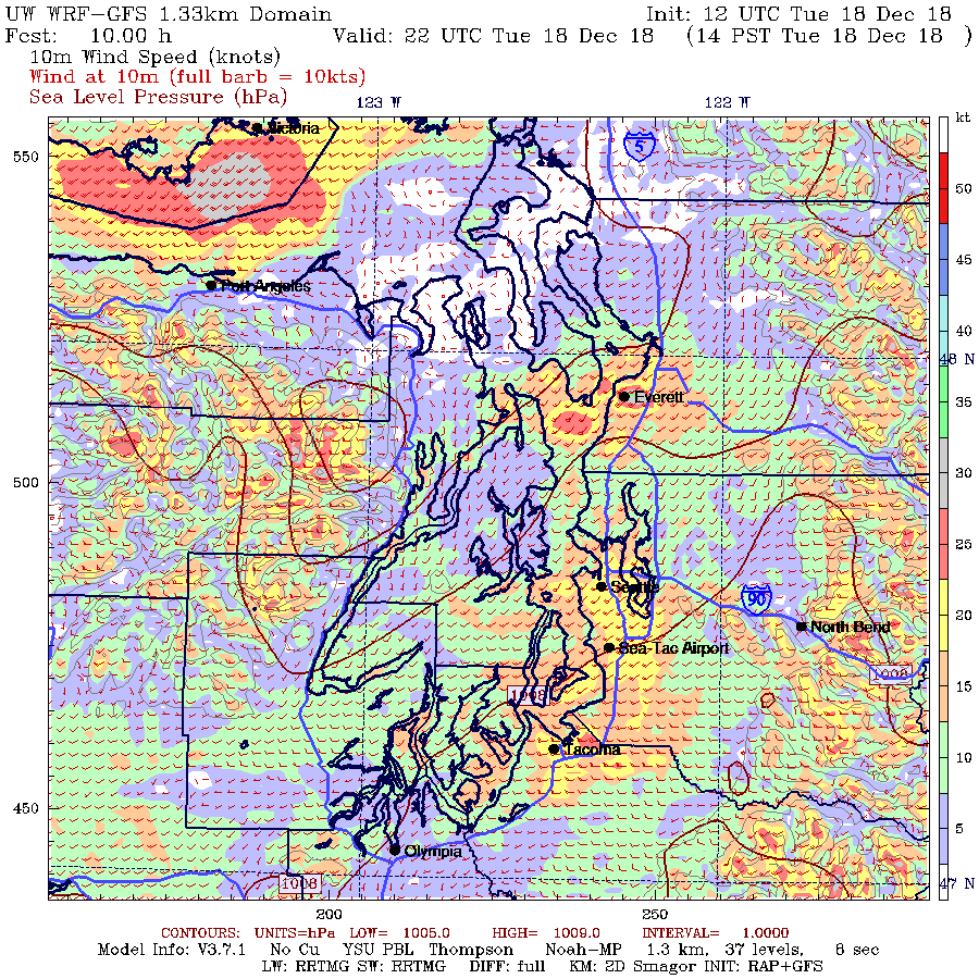 Cliff Mass Weather Blog Tornado Strikes Port Orchard on the Kitsap Peninsula