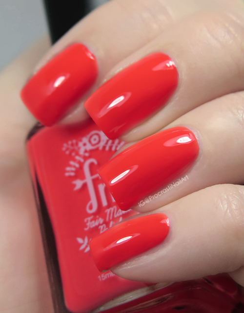 Swatch of Fair Maiden Polish Daredevil