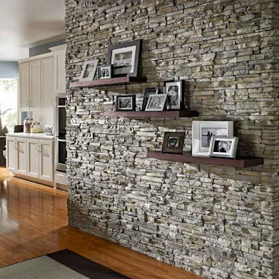 Dekorasi Ruang Tamu Pakai Batu Alam - Makeover ruang tamu di rumah