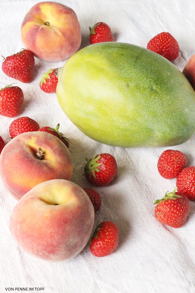 Mango - Erdbeer - Pfirsich - Smoothie | Penne im Topf | Bloglovin’