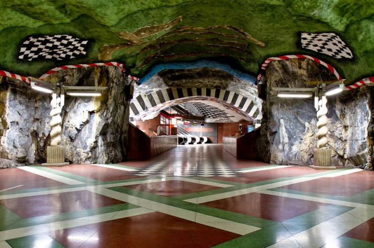Stockholm Metro Station – the Longest Gallery in the World Found in Sweden