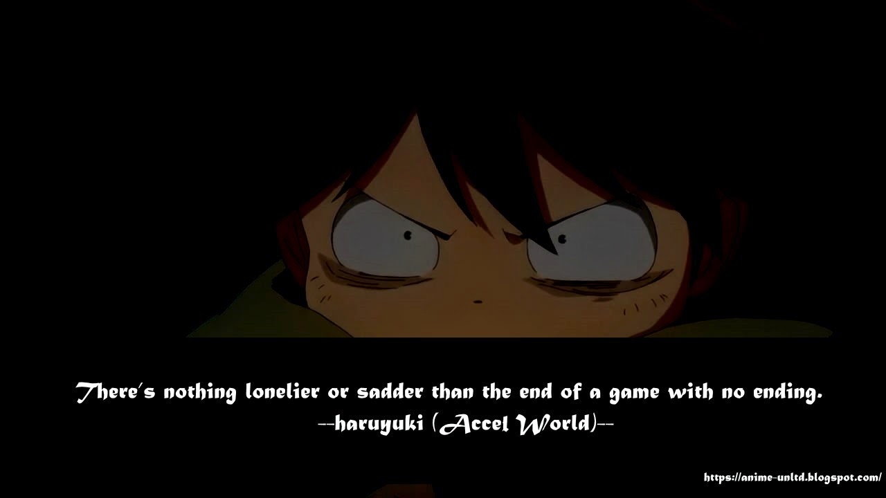 My Anime Review: Accel World Quotes