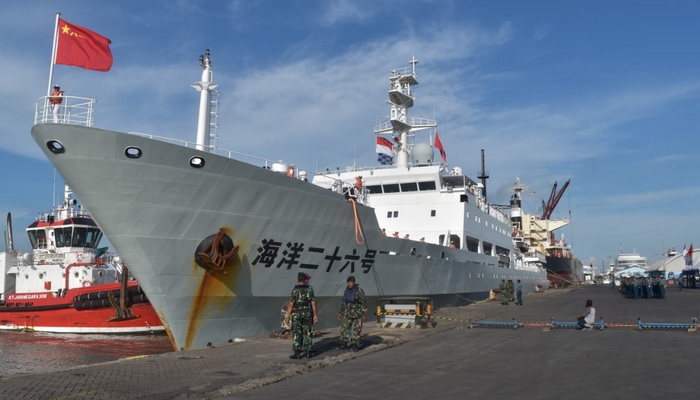Usai City Tour, Kapal Perang AL China Tinggalkan Kota Surabaya