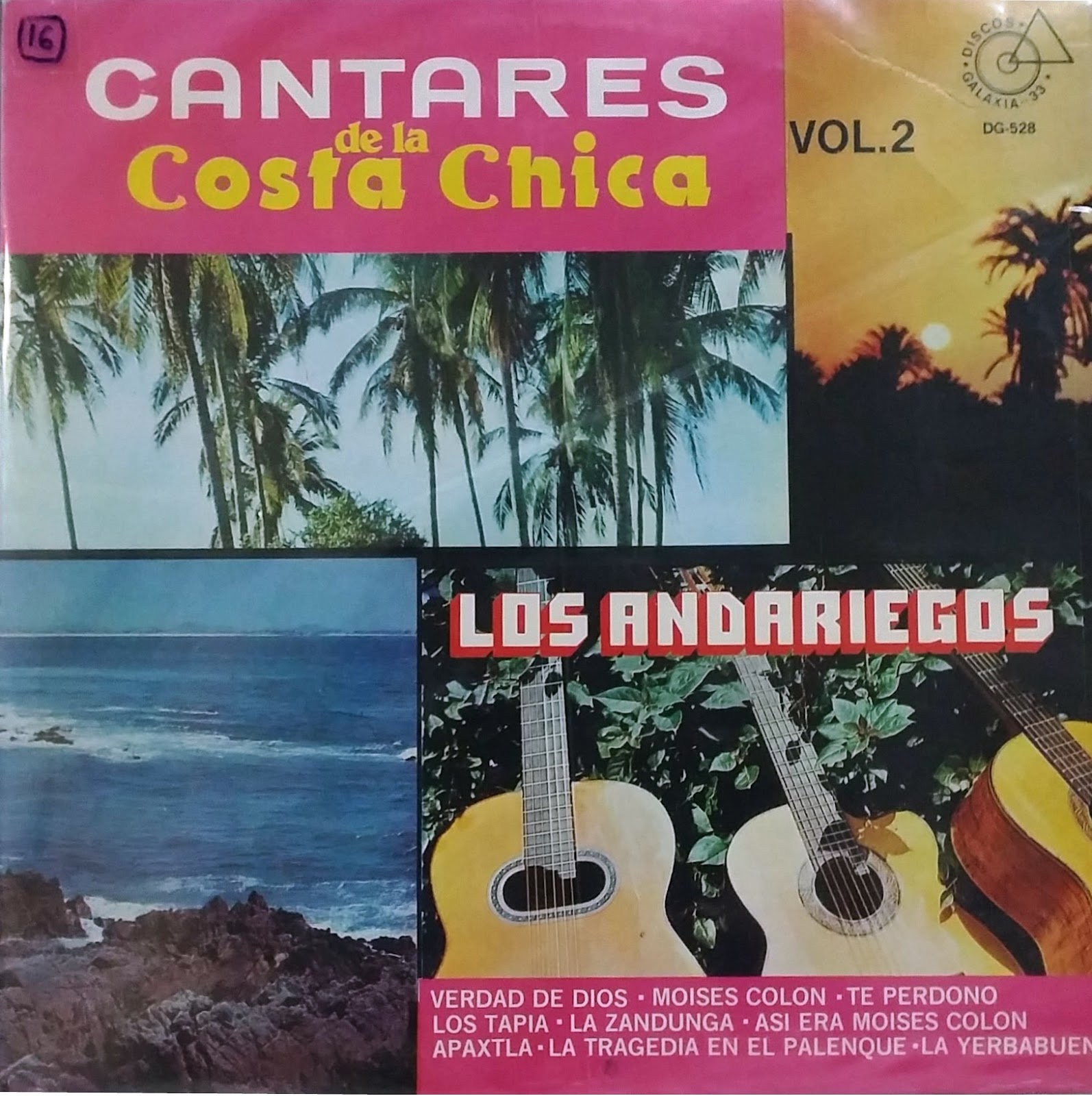 MUSICA FOLCKLORICA MEXICANA CANTARES DE LA COSTA CHICA VOL. 2