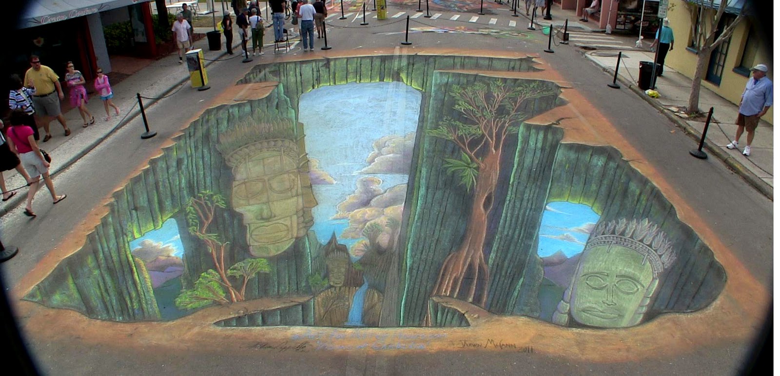 Shawn Mccann Street Painting 3d Wall Murals Regulare Mural Work And