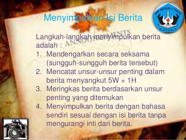 Materi Bahasa Indonesia Kelas 6 Sd Mi Bab 6 Peristiwa Media Pembelajaran Mi Sd Kelas 6