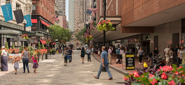 Downtown Crossing em Boston Downtown Crossing em Boston