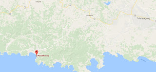 PETA LOKASI PANTAI KONANG