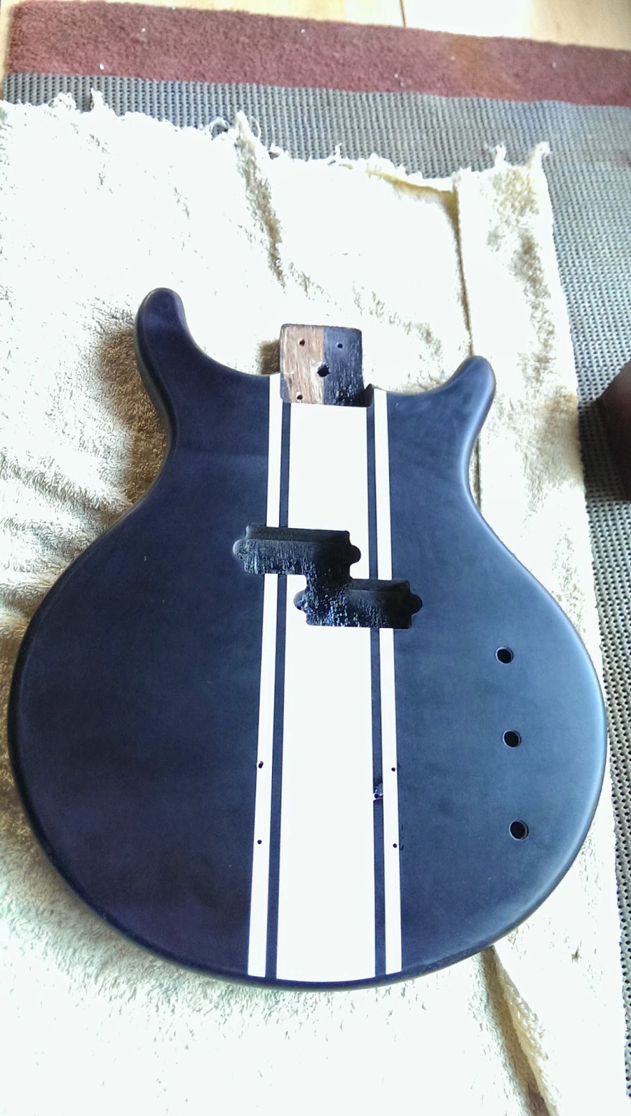 DLP Guitars Encore Bass Refinish 4 Refinish Finished