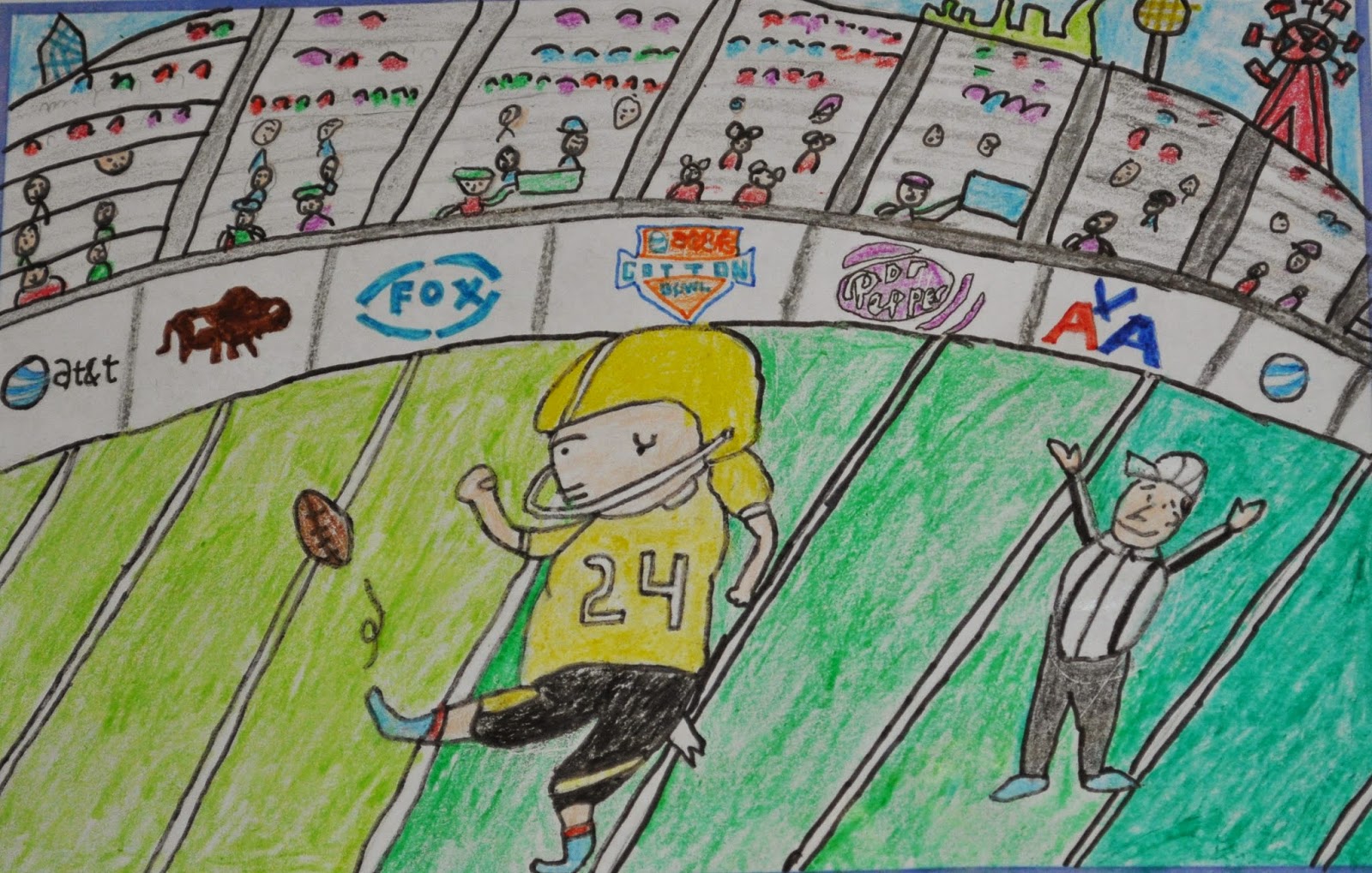 Ishika Art Gallery : at&t cotton bowl football stadium