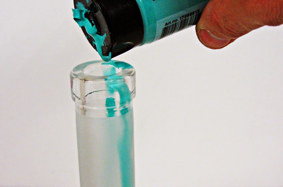 DIY-RECICLAR-BOTELLA-PINTAR-RAMA DE CEREZO-2