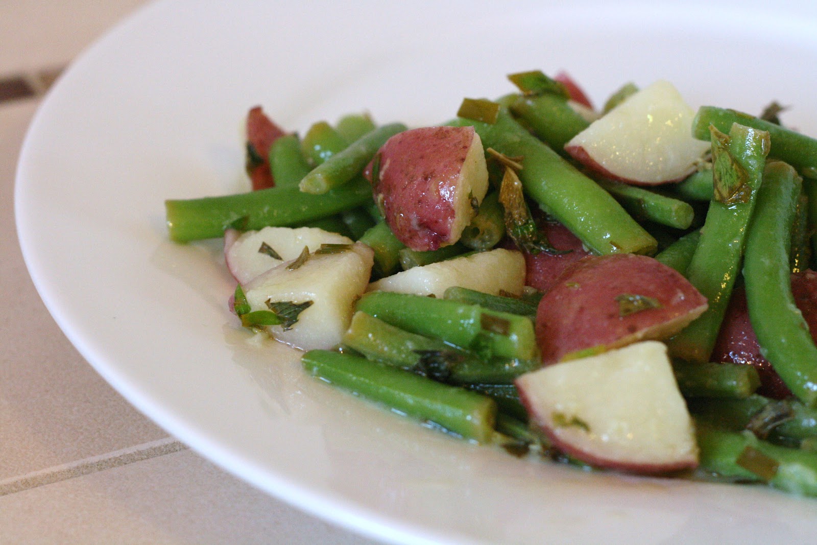 Laine S Recipe Box Potato Salad With Green Beans And Salsa Verde
