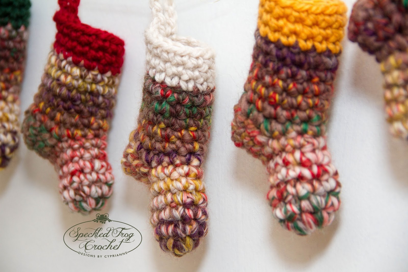 Pretty Darn Adorable Crochet COZY CROCHET CHRISTMAS STOCKING ORNAMENT