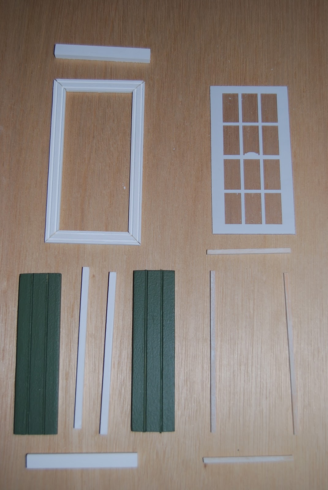 Ange's Dollhouse: Assembling and Installing the Windows