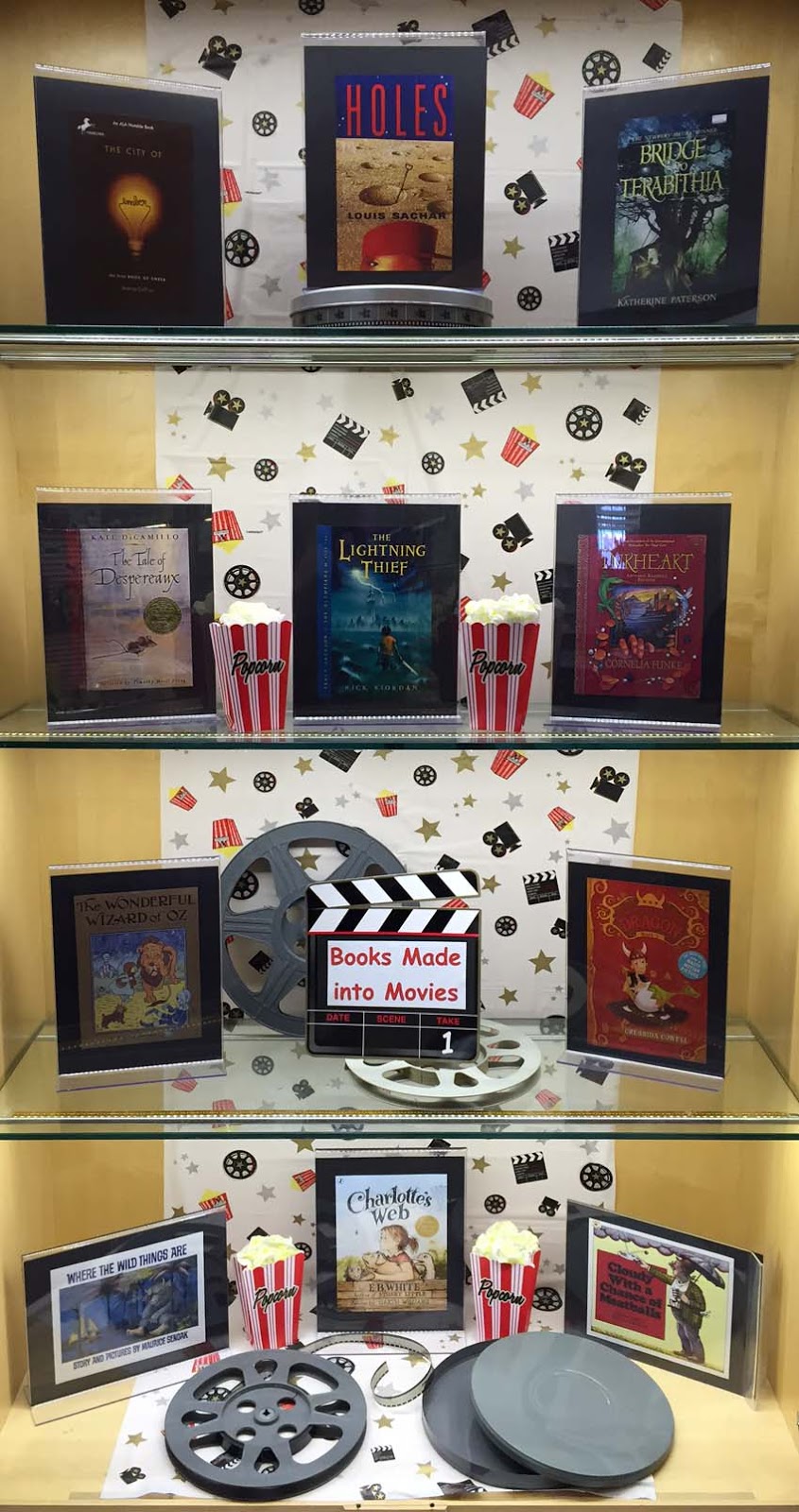 Display Books Made into Movies