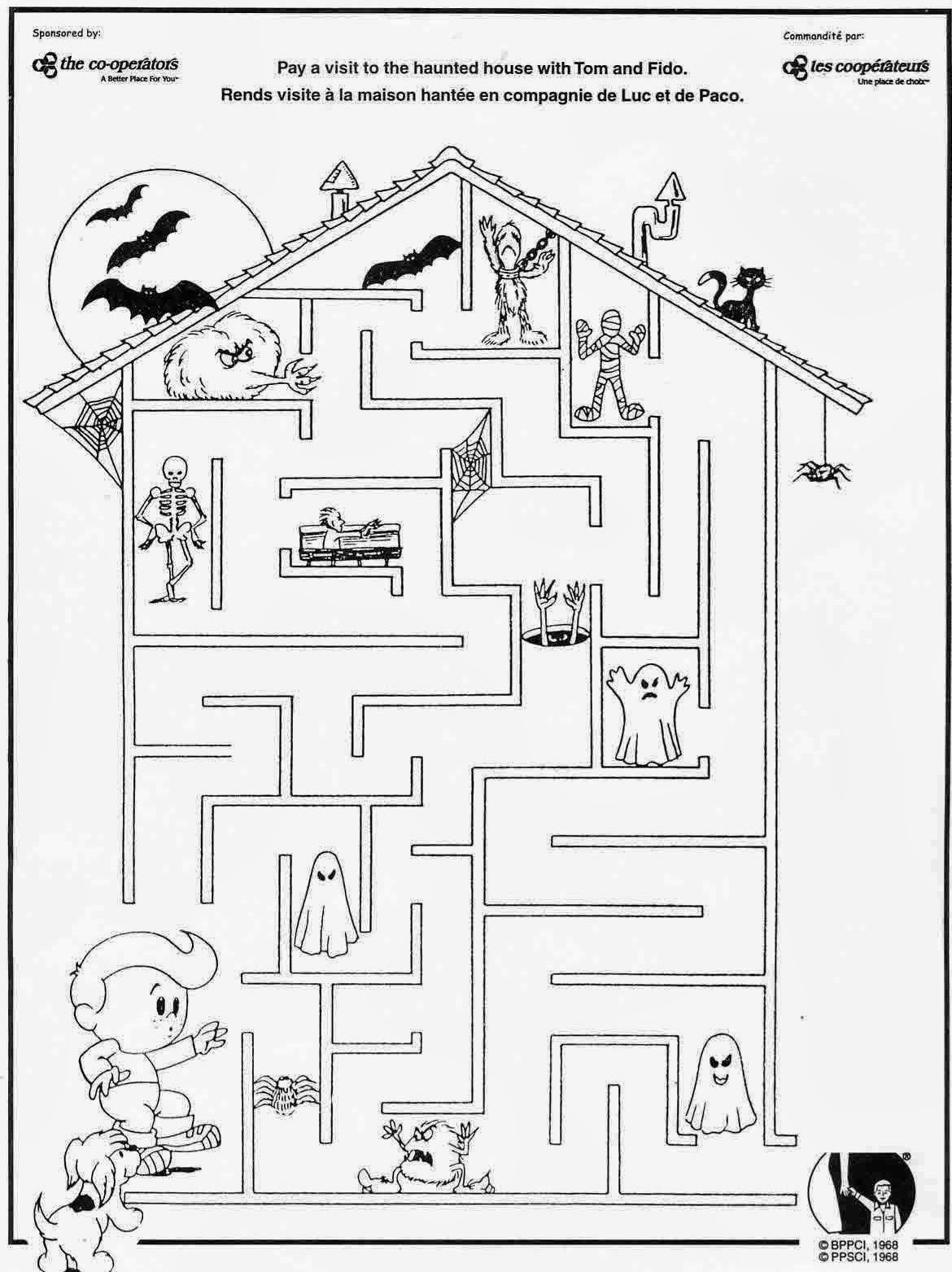 6 Halloween Maze Easy 6 Halloween Maze Easy