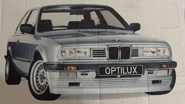 Modifikasi BMW Tua Lampu Kotak