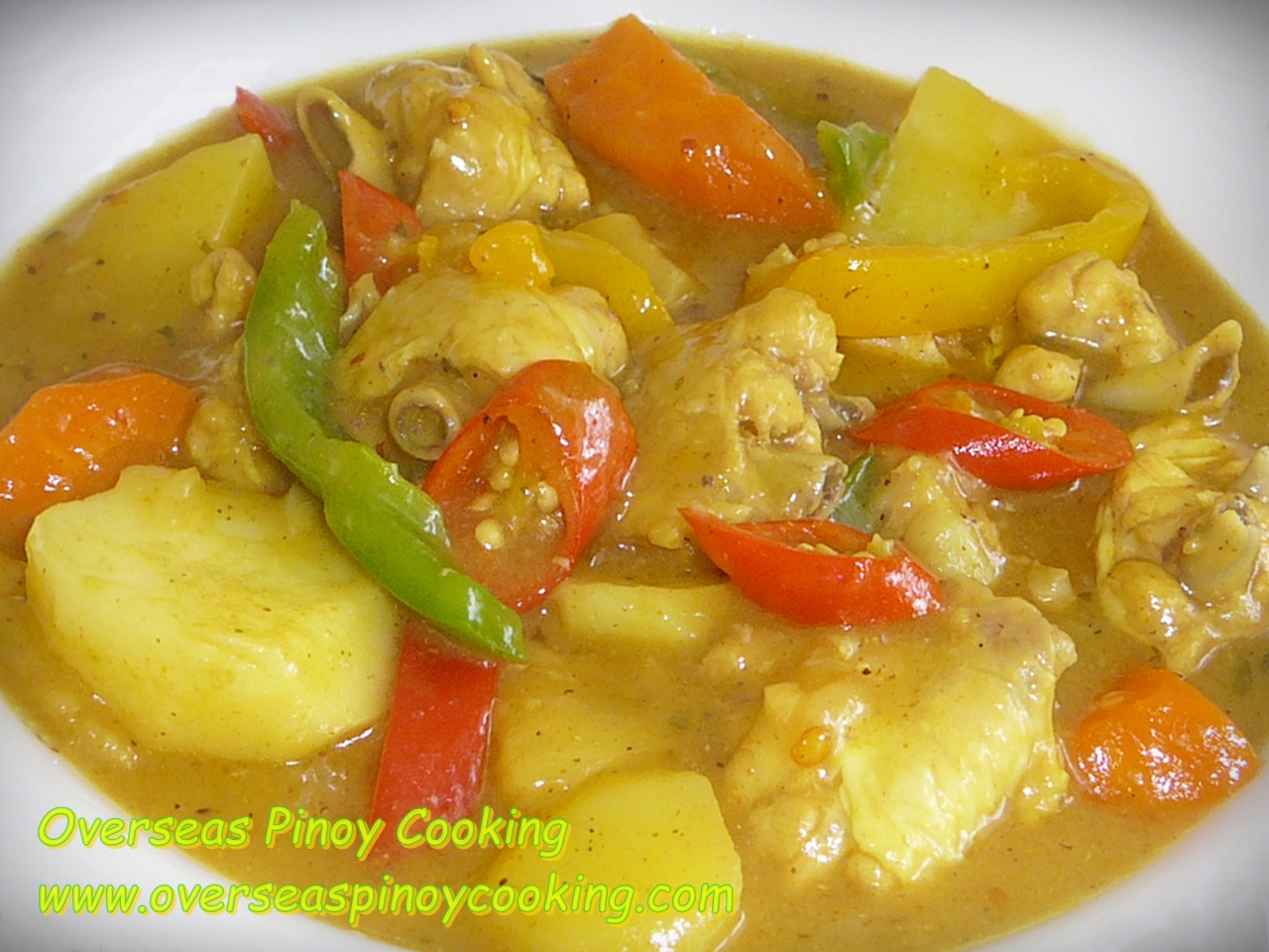 Chicken Wings Pinoy Curry Style