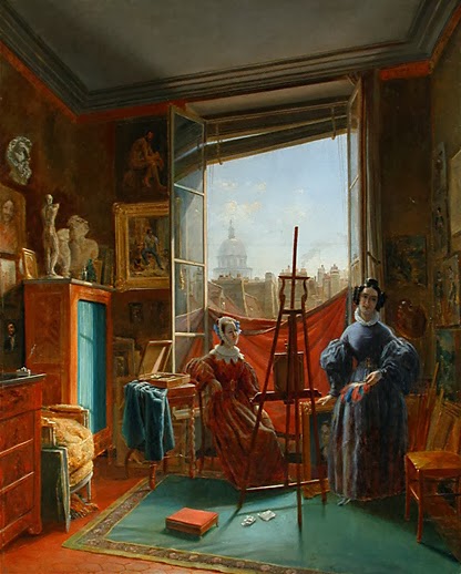 L'Artiste dans son Atelier de Paris, Hortense Haudebourt-Lescot