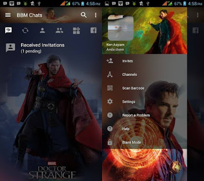 BBM Mod Doctor Strange v3.2.0.6 APK (BBM Transparan 2017) BBM Mod Doctor Strange v3.2.0.6 APK (BBM Transparan 2017)