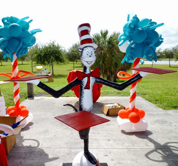 DreamARK Events Blog The Cat In The Hat! Dr. Seuss Party decoration ideas.