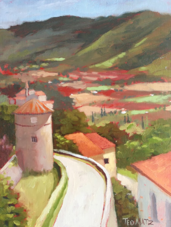 Painting of View of Cortona Valley
