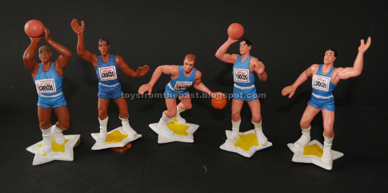 Toys from the Past 908 STAR TOYS BASKETBALL PLAYERS (KELLOGG'S