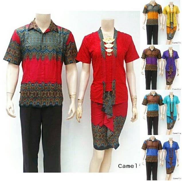10 Model Baju Batik Sarimbit Pasangan Modis Menarik 2020