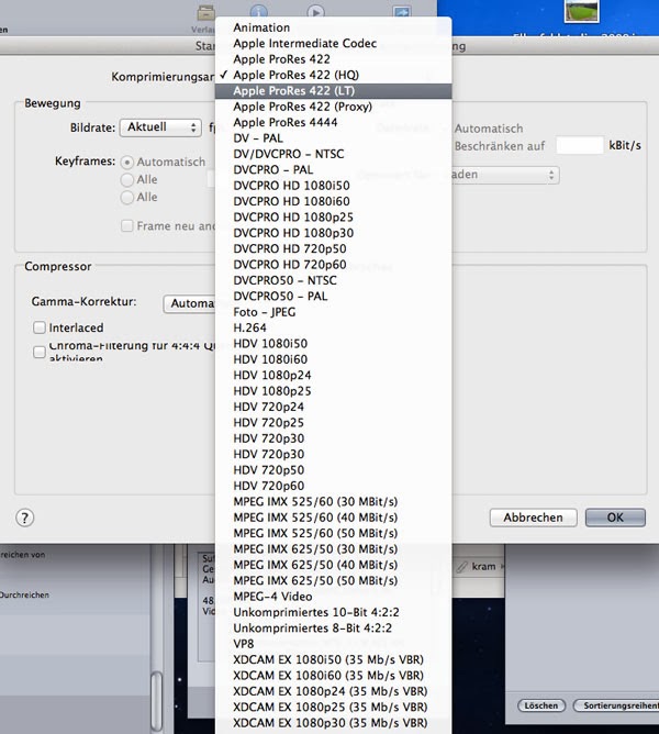 Mac & Apps Apfelzeugs und mehr... Compressor das Monster unter