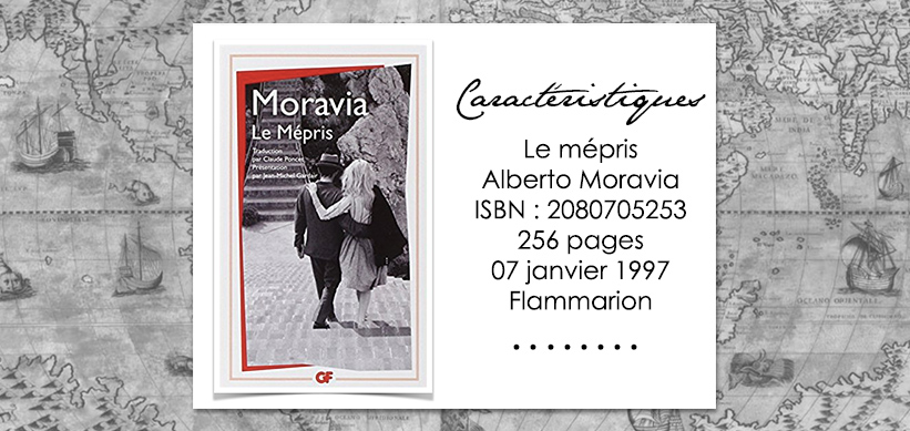 Couverture du livre Le mépris d'Alberto Moravia Couverture du livre Le mépris d'Alberto Moravia
