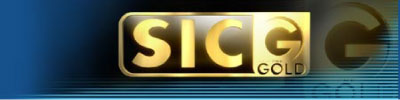 Banner do segundo logotipo do canal de televisão SIC Gold