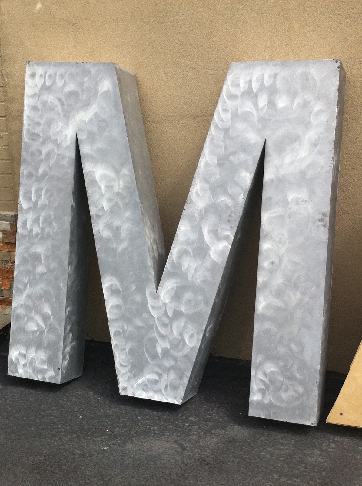 phasetastic Large metal letters and other important obsessions