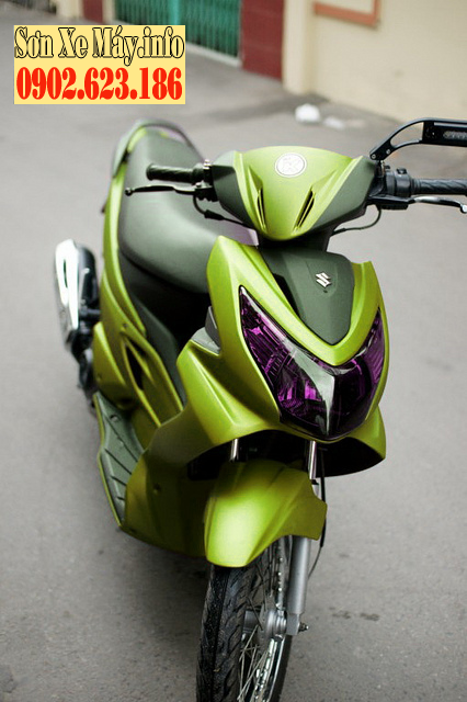 Hayate sơn màu vàng xanh nhám cực đẹp