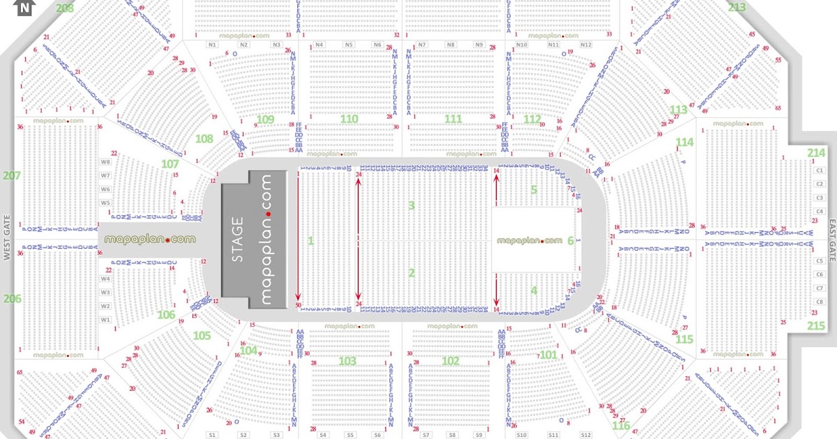 Allstate Arena Concert Seating Chart Rows