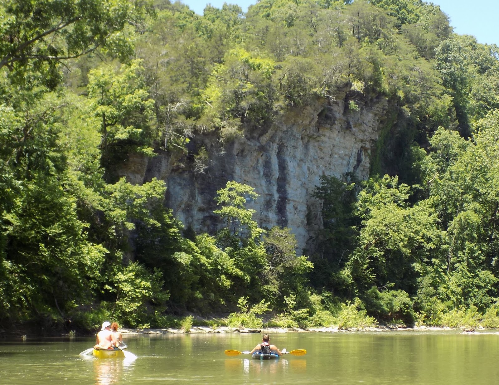Paddle Tennessee Harpeth River Kingston Spring city Park to Hwy 70