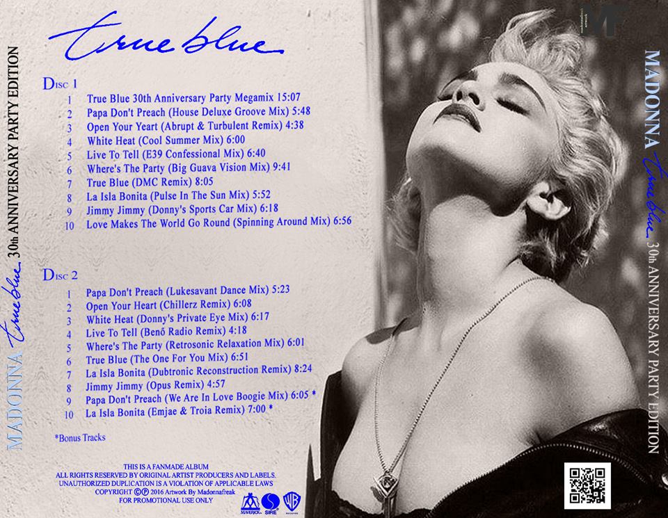 Madonna - True Blue (2016 Edition) [Vinyl] - Pop Music