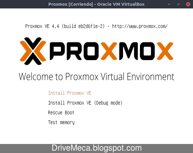 Como instalar Proxmox VE