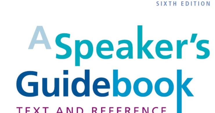 A Speaker's Guidebook: Text and Reference 6th edition | PDF Lobby